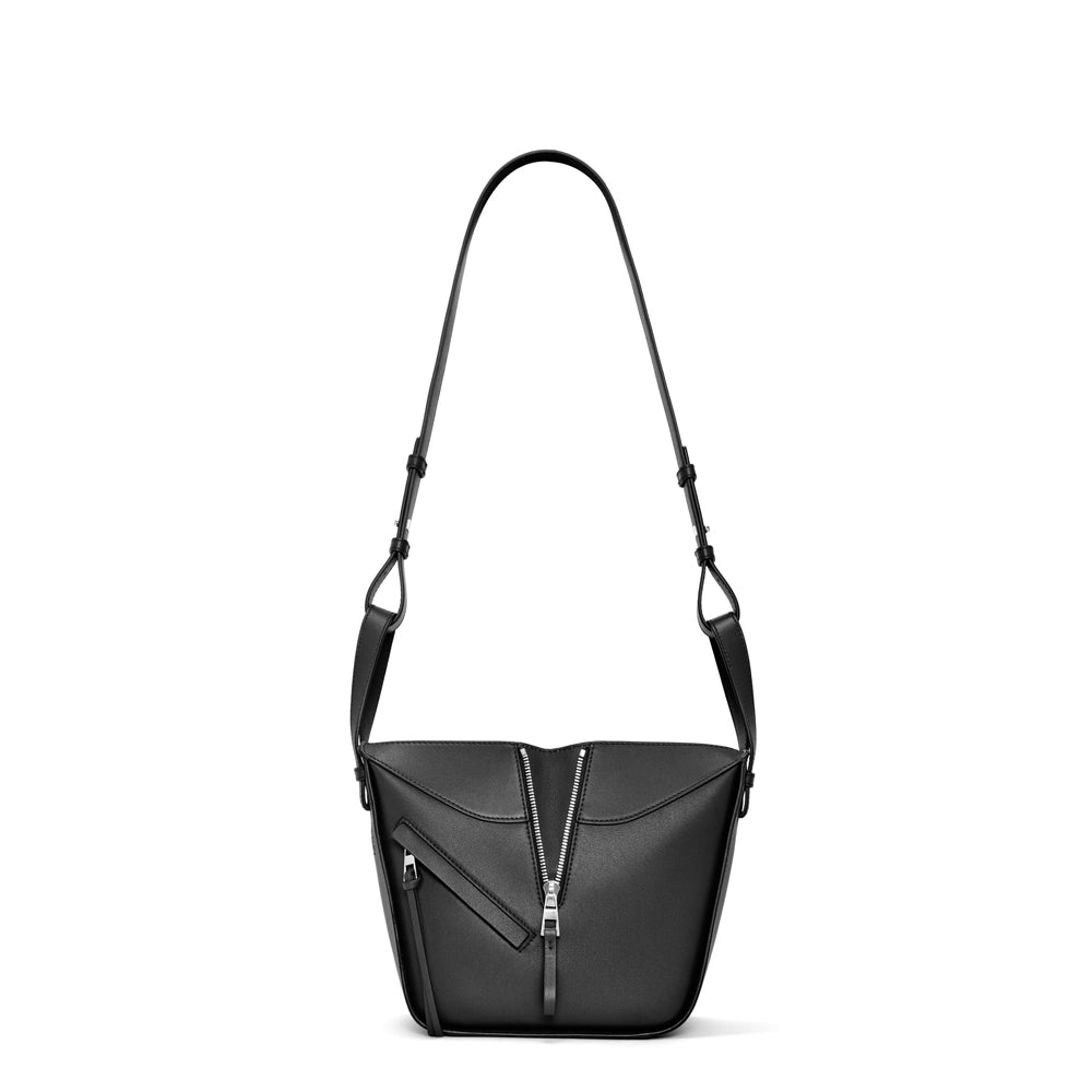 Loewe 經典小牛皮小號 Puzzle 腰包（棕褐）