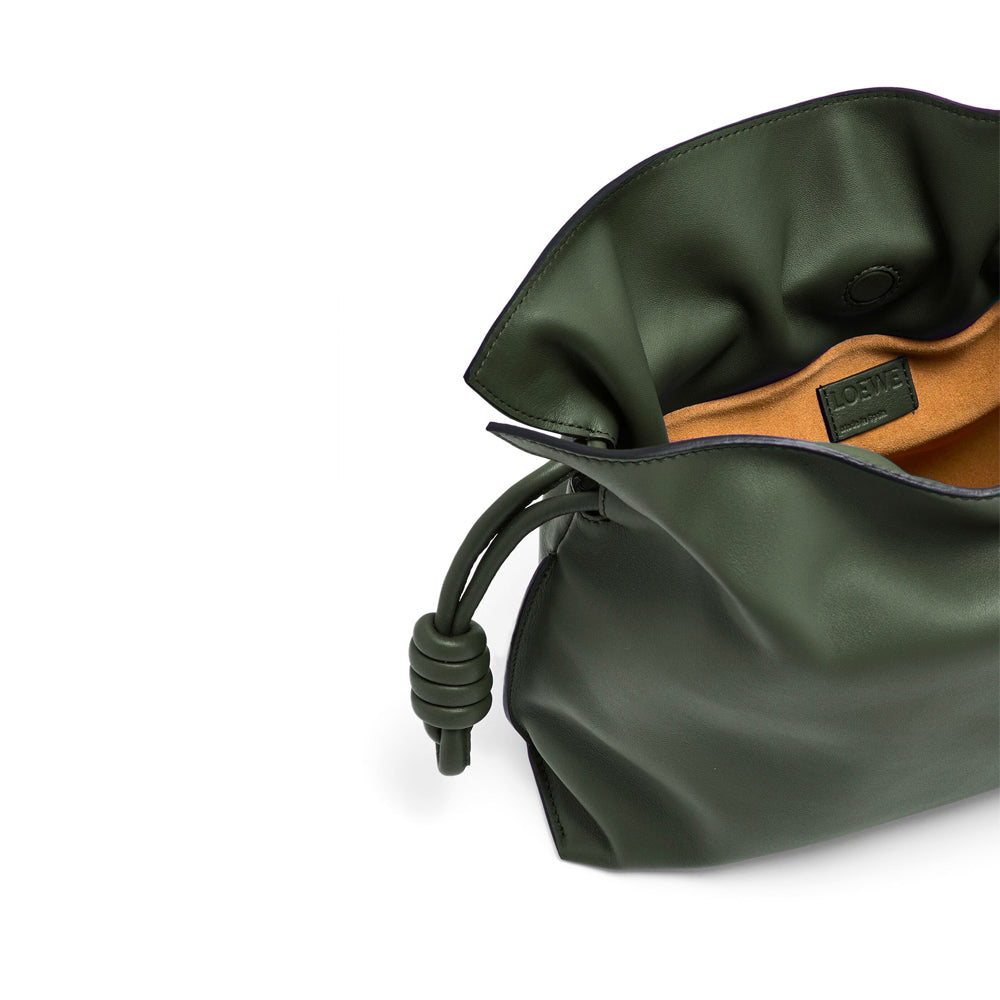 Hong Kong Stock - Loewe Flamenco clutch in nappa calfskin (Vintage Khaki)