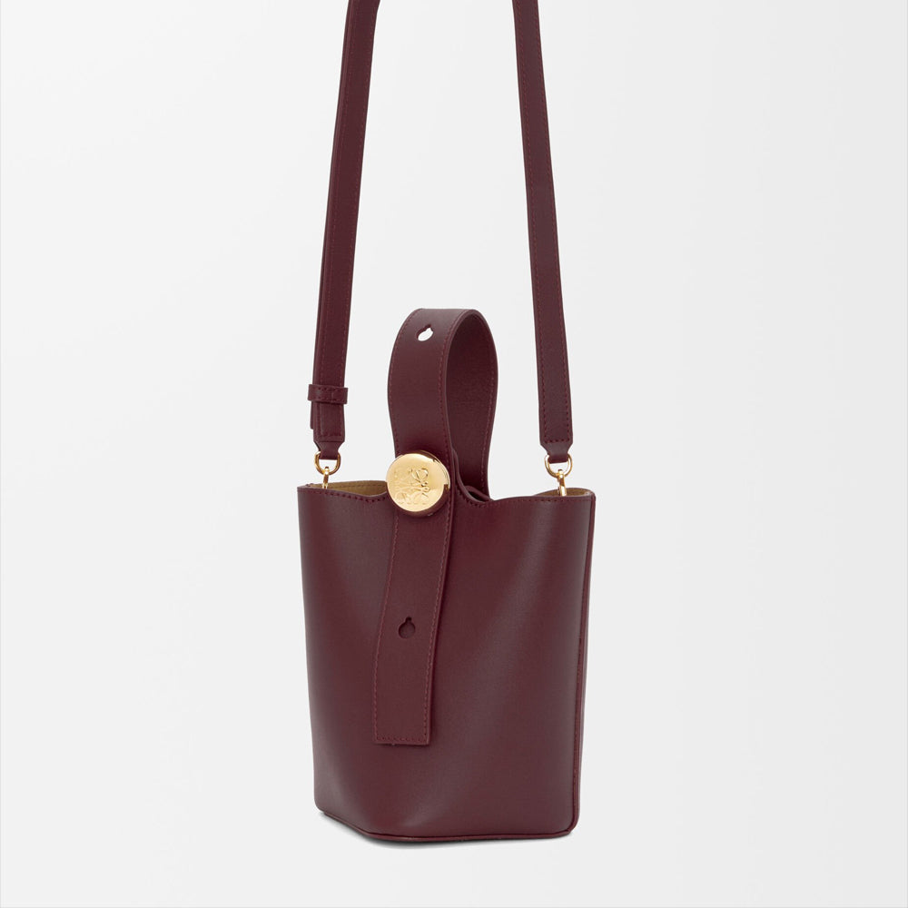 Loewe 經典小牛皮小號 Puzzle 腰包（棕褐）