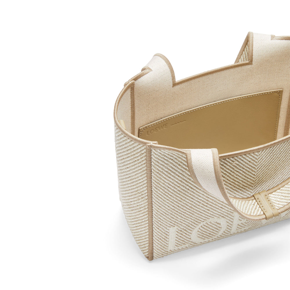 Loewe 經典小牛皮小號 Puzzle 腰包（棕褐）
