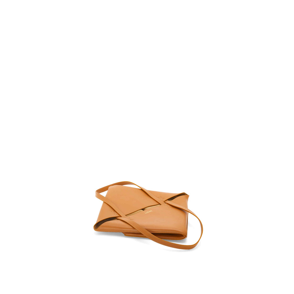 Loewe 經典小牛皮小號 Puzzle 腰包（棕褐）