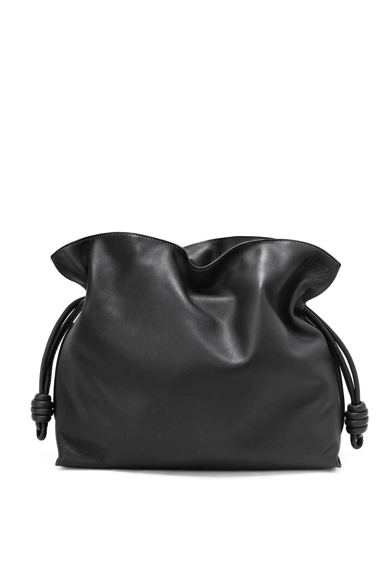 Loewe Large Flamenco clutch in nappa calfskin (Colour: Black)