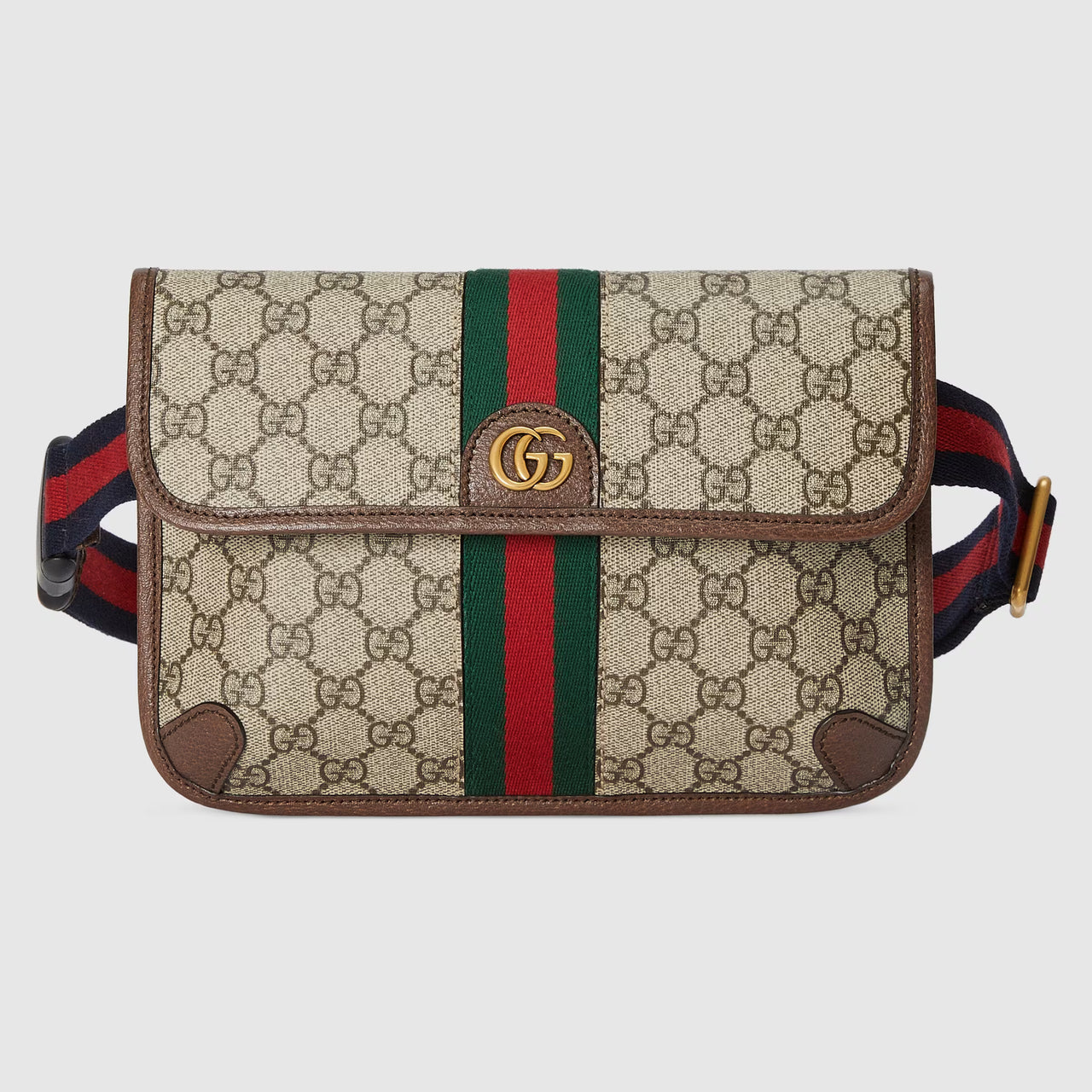 Gucci Ophidia GG Small Belt Bag (Beige & Ebony)