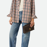 Bottega Veneta Knot Lock 手袋，採用標誌性結扣細節，適合晚宴或正式場合。