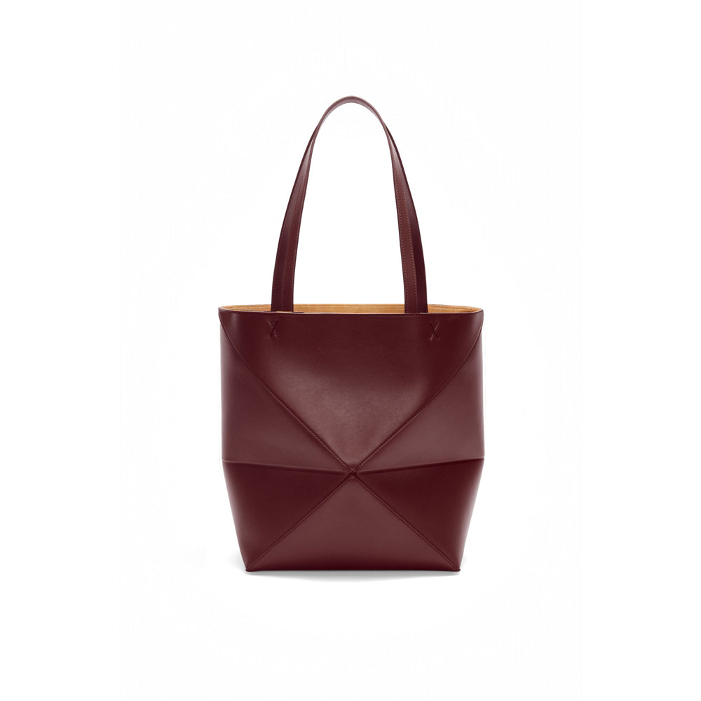 Loewe 經典小牛皮小號 Puzzle 腰包（棕褐）