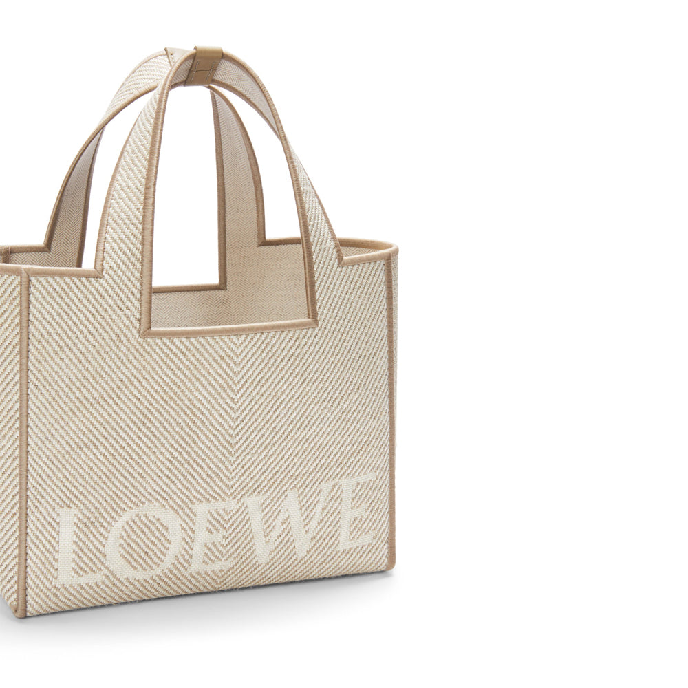 Loewe 經典小牛皮小號 Puzzle 腰包（棕褐）
