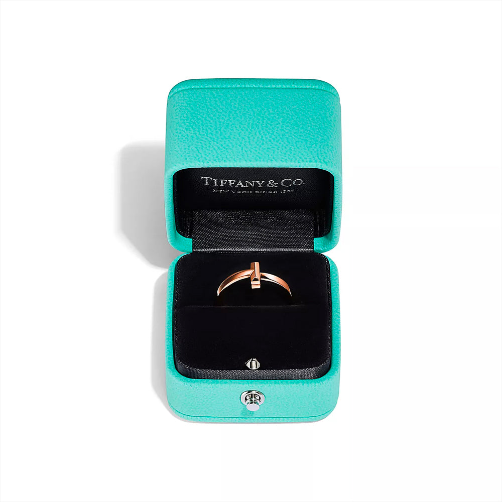 Tiffany & Co. Tiffany T T1 玫瑰金戒指，2.5 毫米