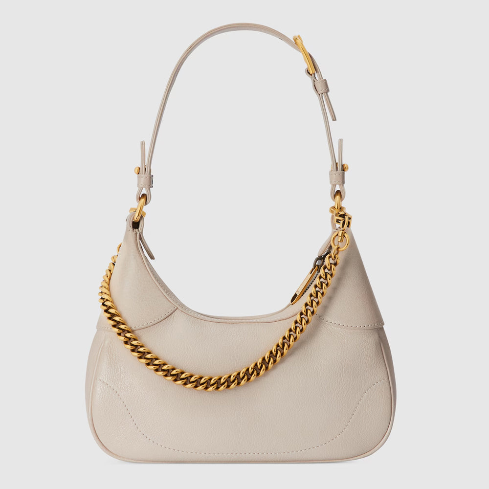 Gucci Aphrodite Small Shoulder Bag (White soft leather)