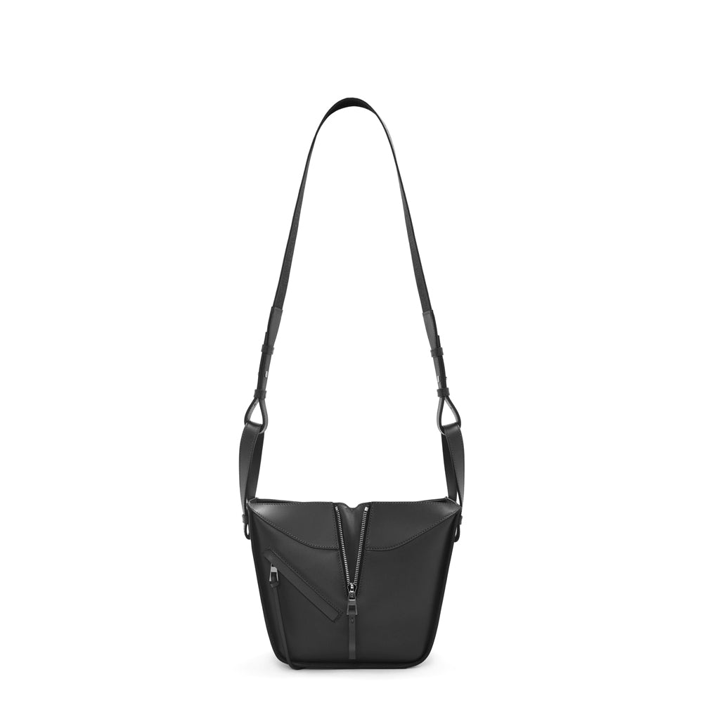 Loewe 經典小牛皮小號 Puzzle 腰包（棕褐）