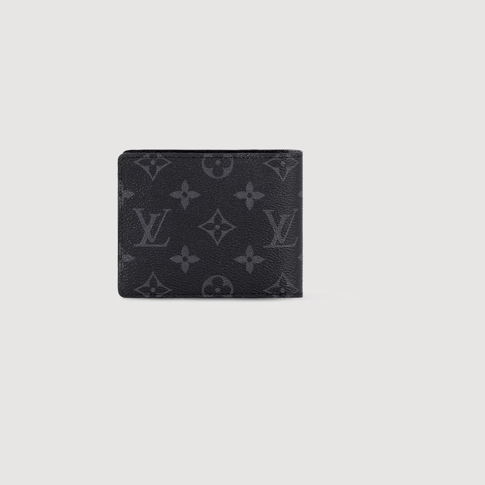 香港現貨 - Louis Vuitton Multiple 錢包 Monogram Eclipse 帆布