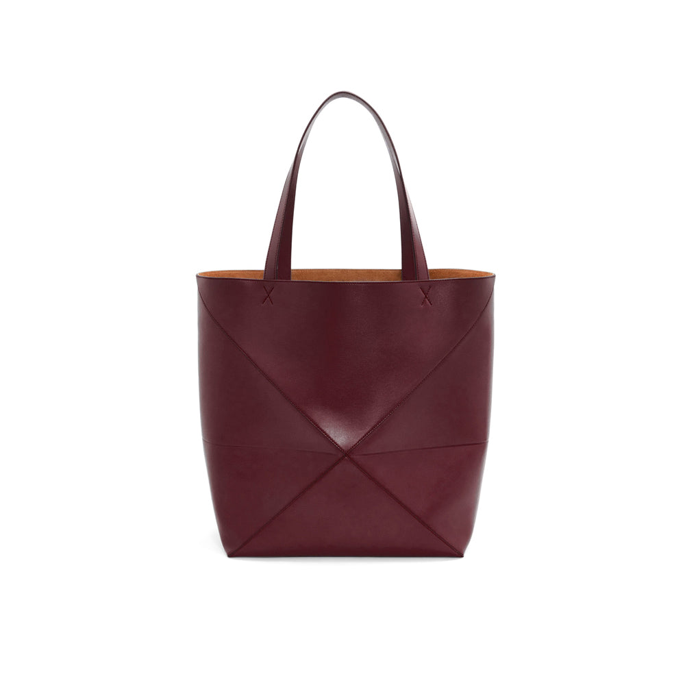 Loewe 經典小牛皮小號 Puzzle 腰包（棕褐）