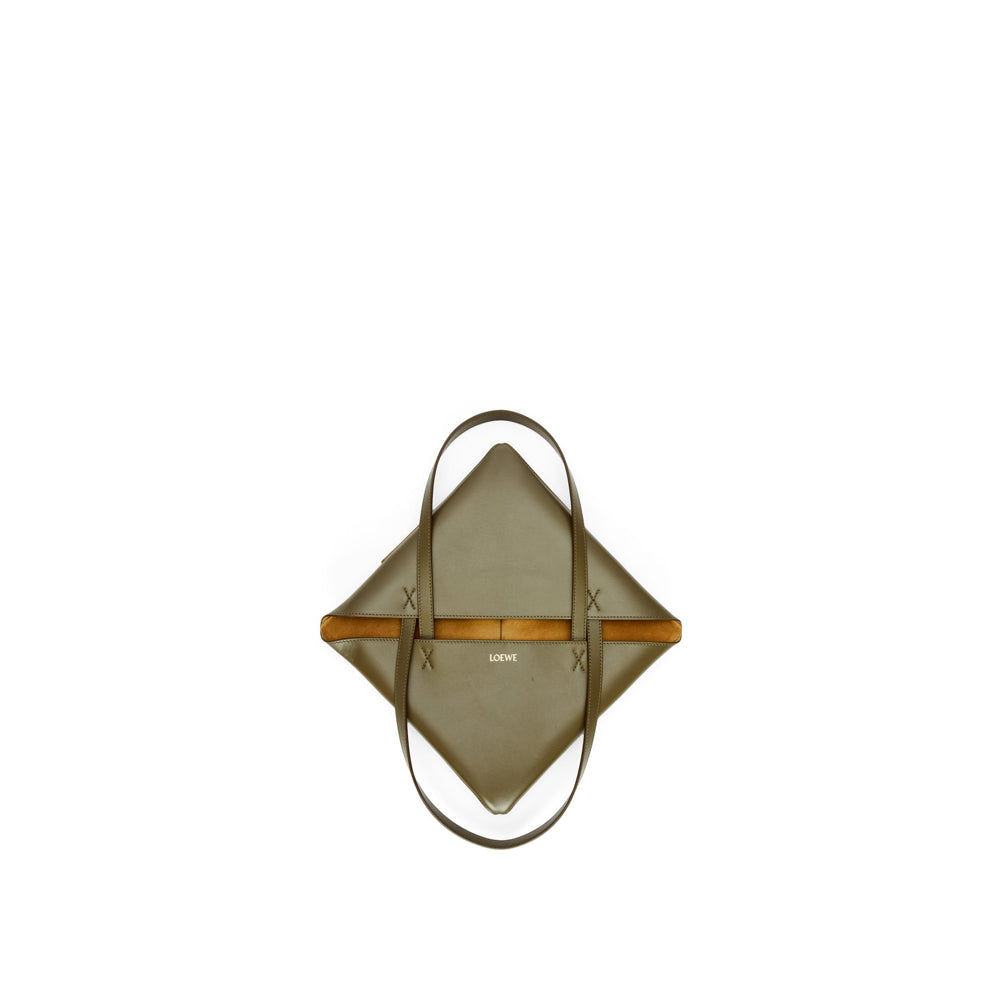 Loewe 經典小牛皮小號 Puzzle 腰包（棕褐）