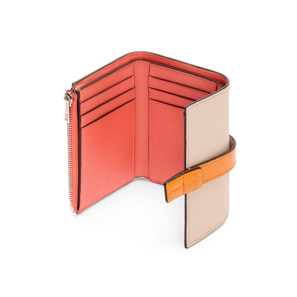 Hong Kong Stock - Loewe Small vertical wallet in soft grained calfskin (Light Oat/Honey)