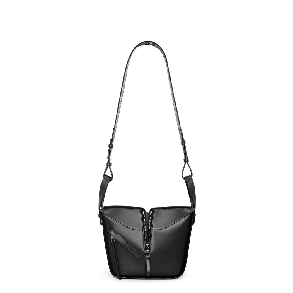 Loewe 經典小牛皮小號 Puzzle 腰包（棕褐）
