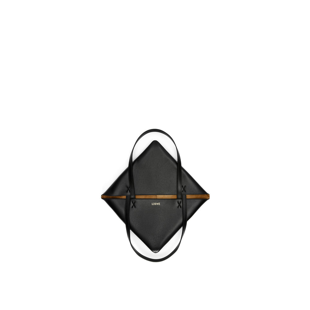 Loewe 經典小牛皮小號 Puzzle 腰包（棕褐）