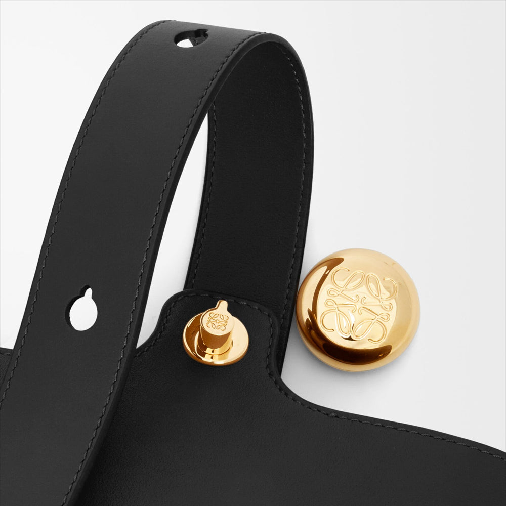 Loewe 經典小牛皮小號 Puzzle 腰包（棕褐）
