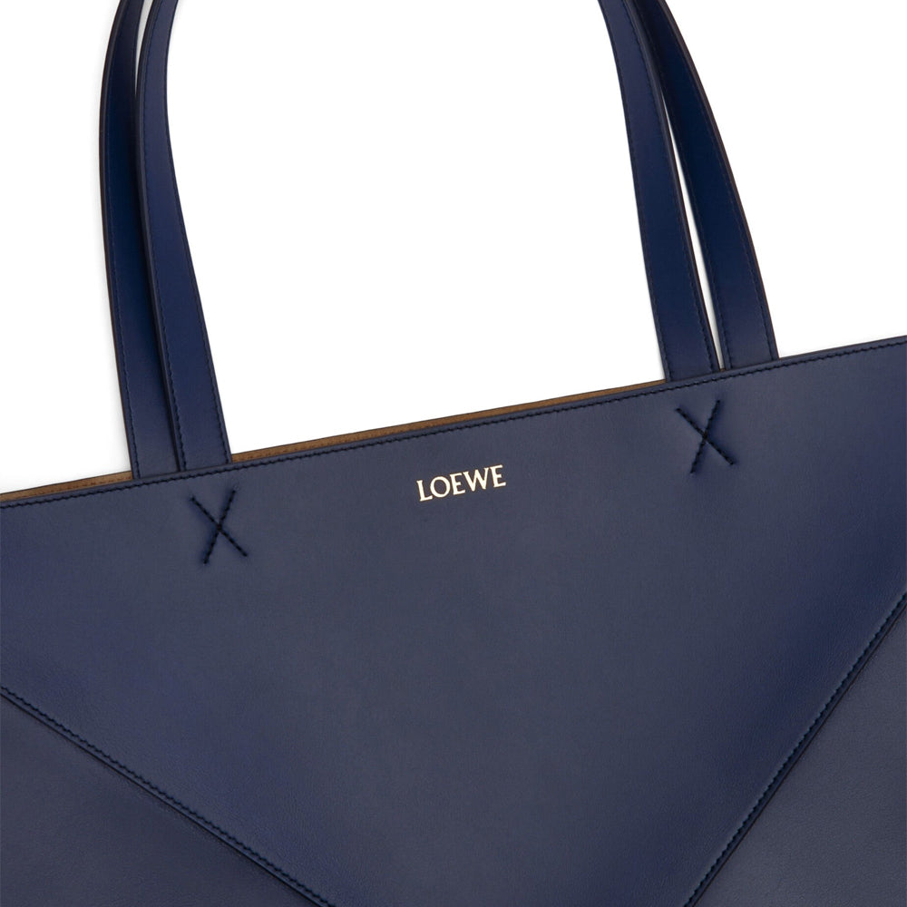 Loewe 經典小牛皮小號 Puzzle 腰包（棕褐）