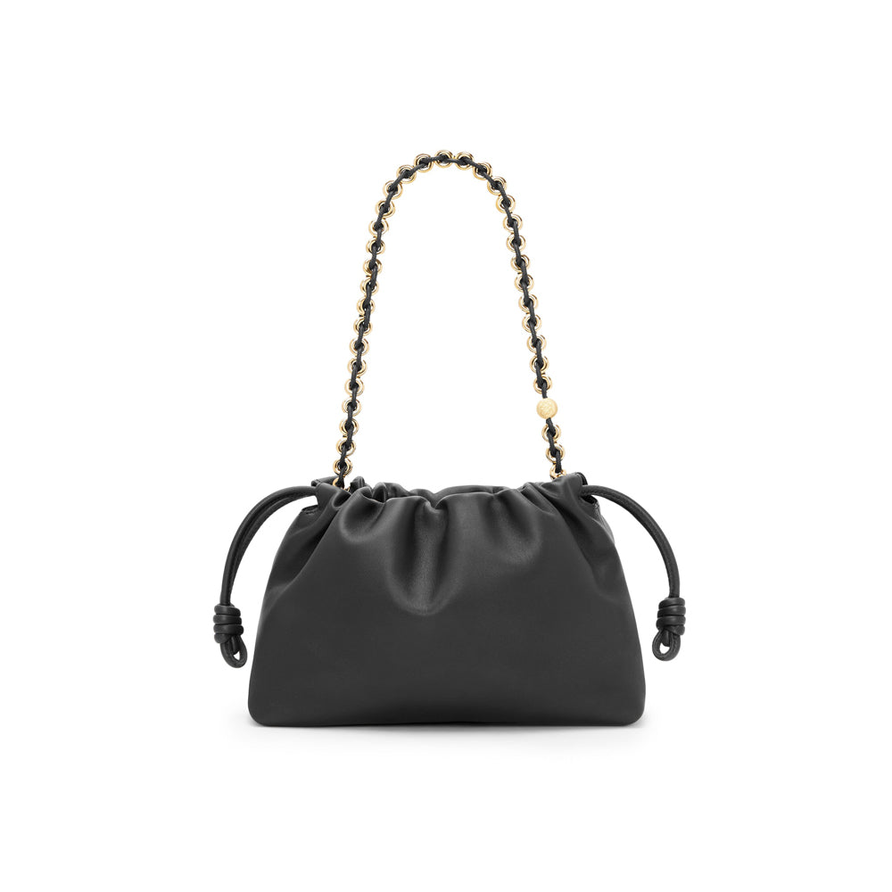 Loewe Medium Flamenco purse in mellow nappa lambskin (Black)