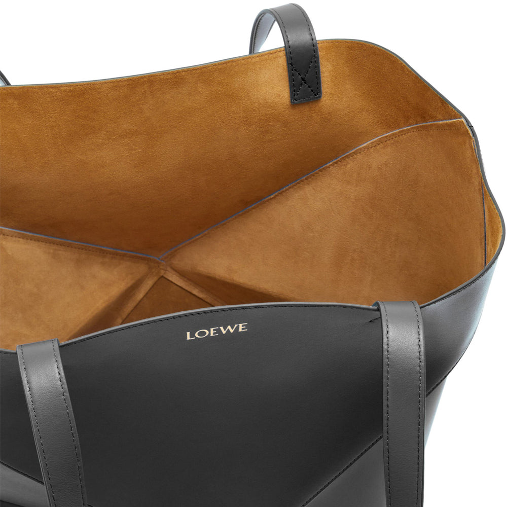 Loewe 經典小牛皮小號 Puzzle 腰包（棕褐）