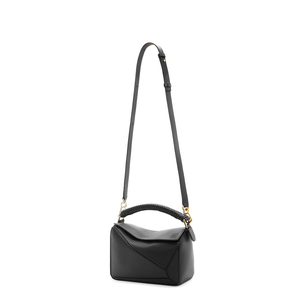 Loewe Small Puzzle bag in mellow calfskin (Black) Loewe Small Puzzle bag in mellow calfskin (Black)