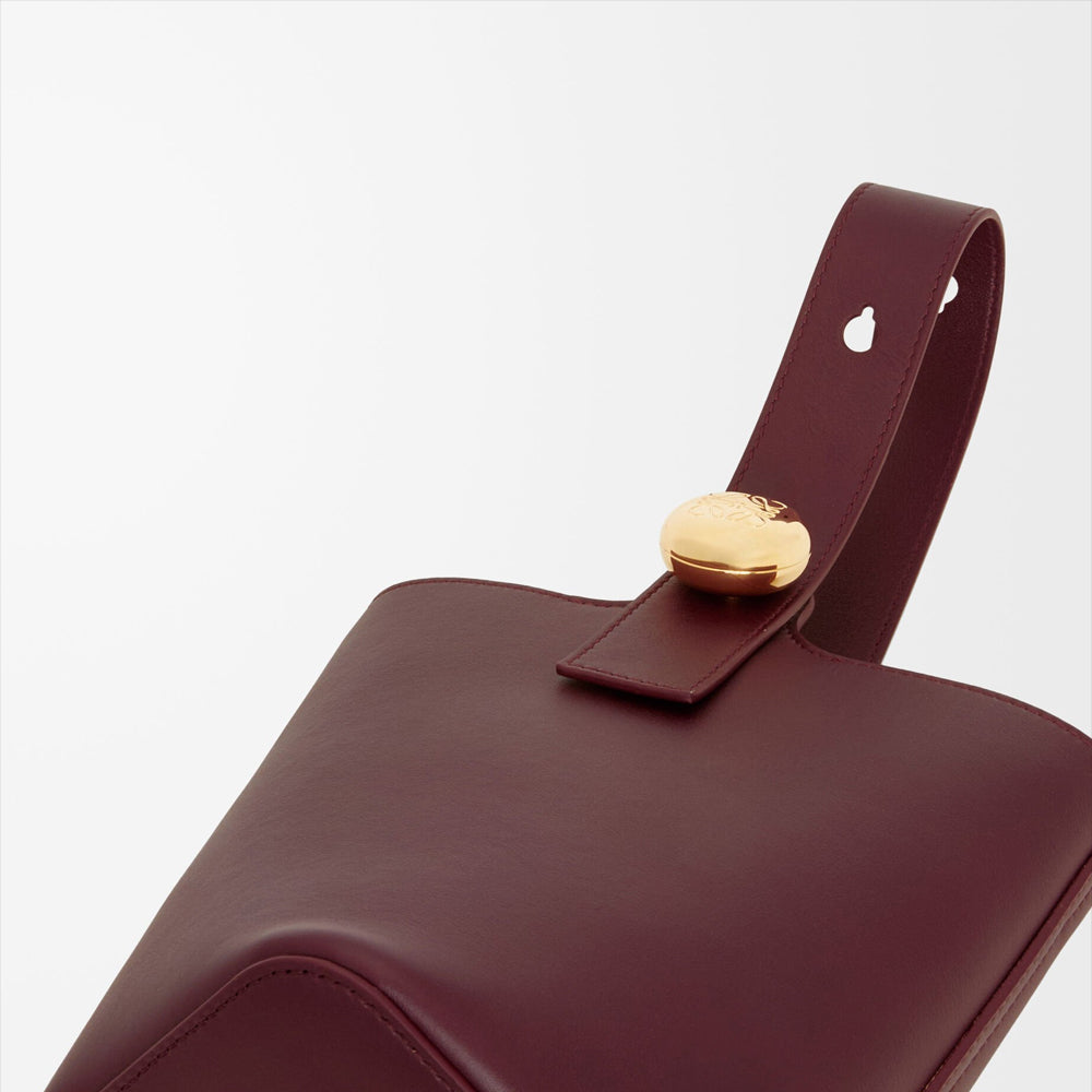 Loewe 經典小牛皮小號 Puzzle 腰包（棕褐）