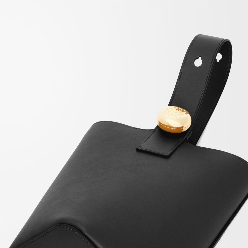 Loewe 經典小牛皮小號 Puzzle 腰包（棕褐）