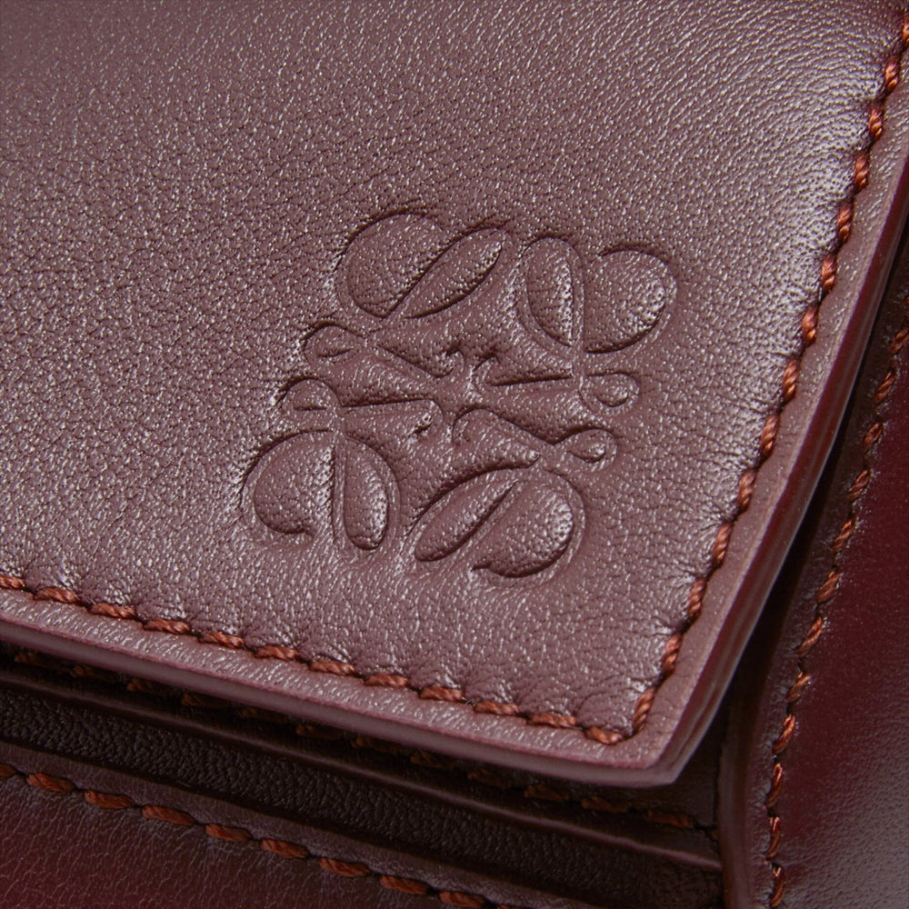 Loewe Small Puzzle bag in smooth calfskin (Dark Burgundy)