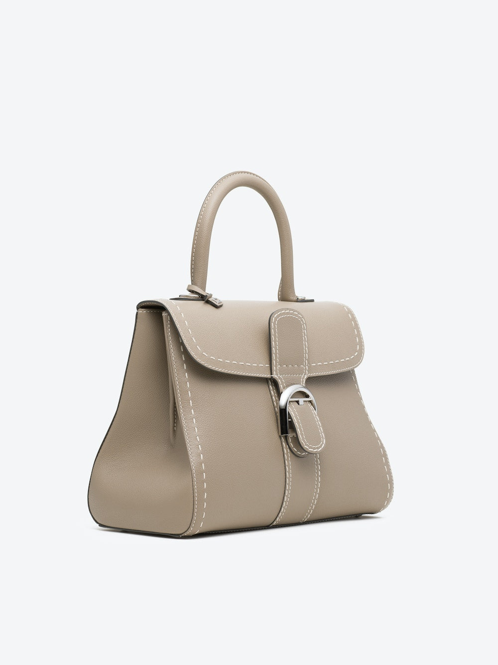 DELVAUX☆ベルギー直営店買付★BrillantMini Surpique RodeoCalf Delvaux Végétal/Ivory Rodéo Calf Brillant PM Surpiqué