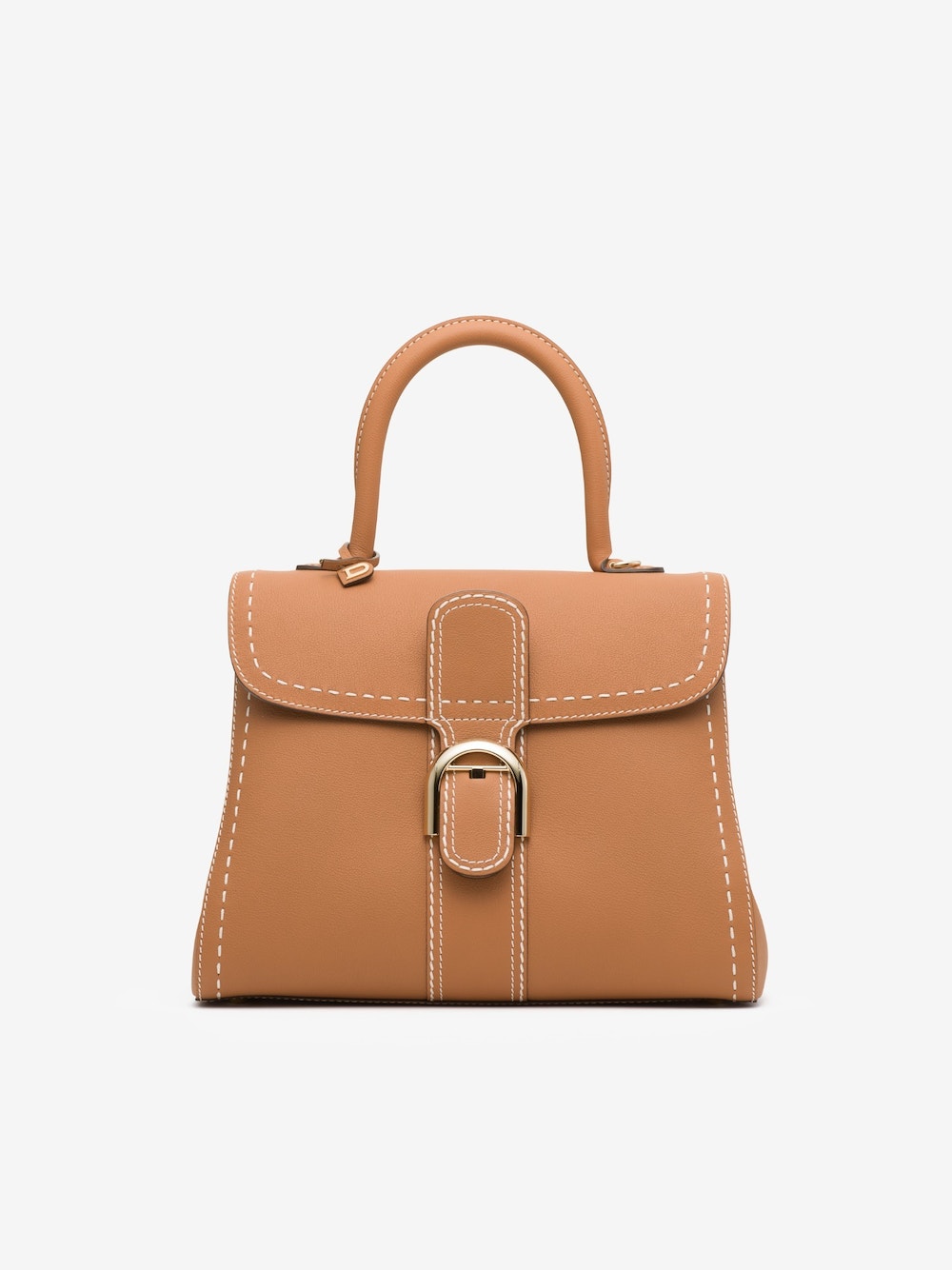 Delvaux Brillant MM Surpiqué 中號手袋 (Vegetal/ Ivory)