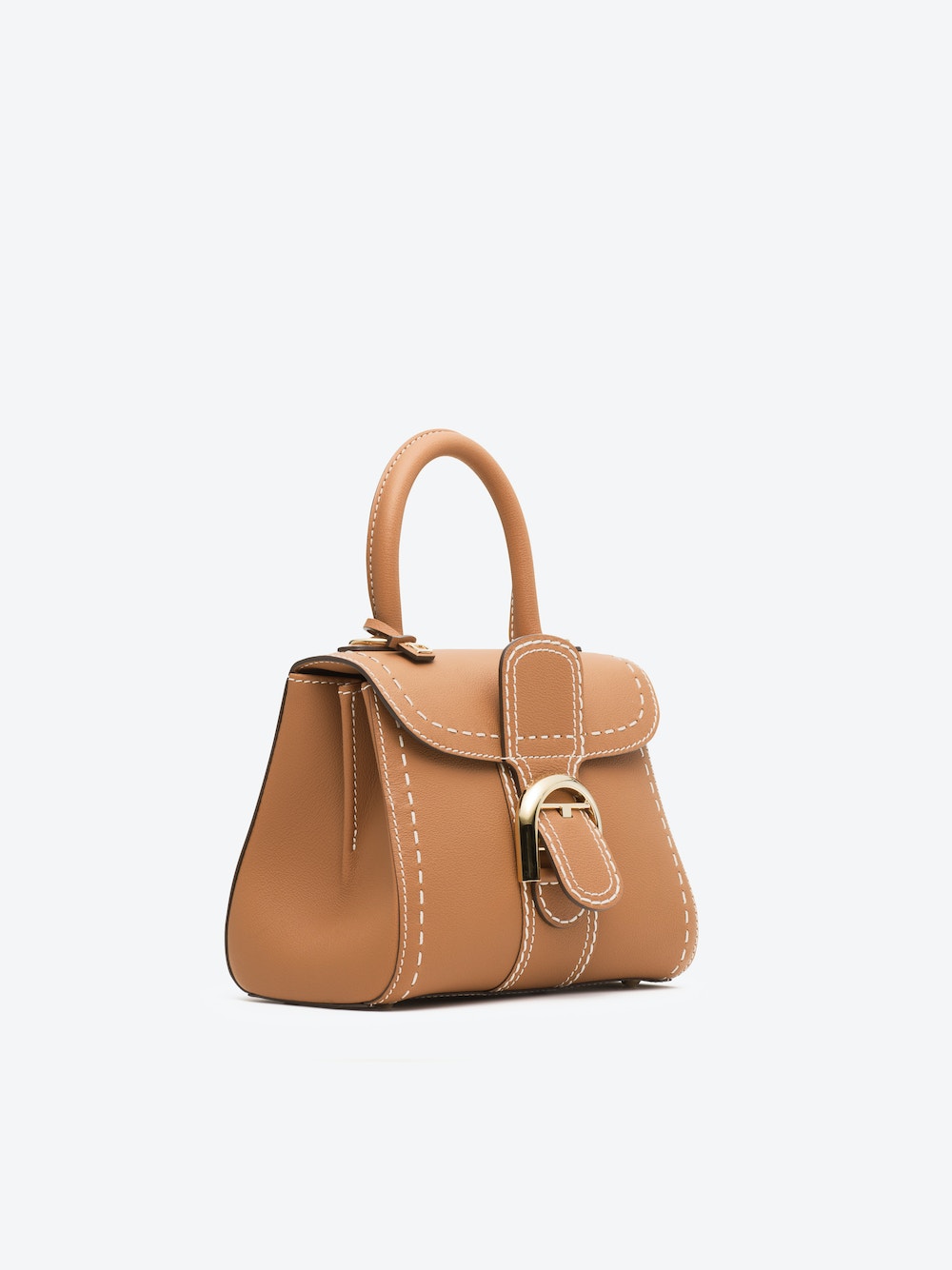 Delvaux Brillant Mini Surpiqué Rodeo 小牛皮（植物色 - 象牙色）