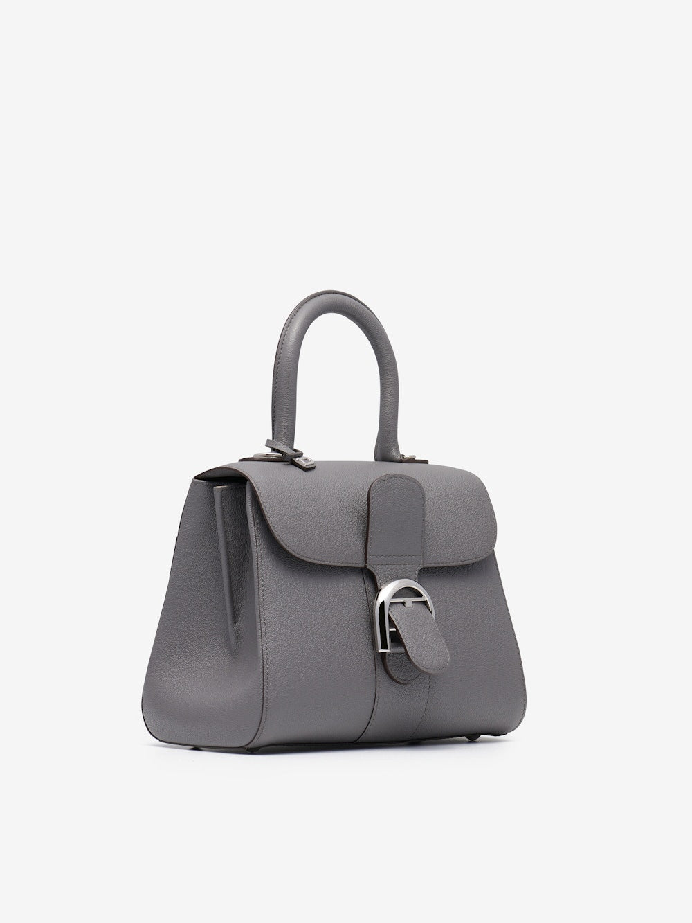Delvaux Brillant PM in Rodeo Calf (Stone)