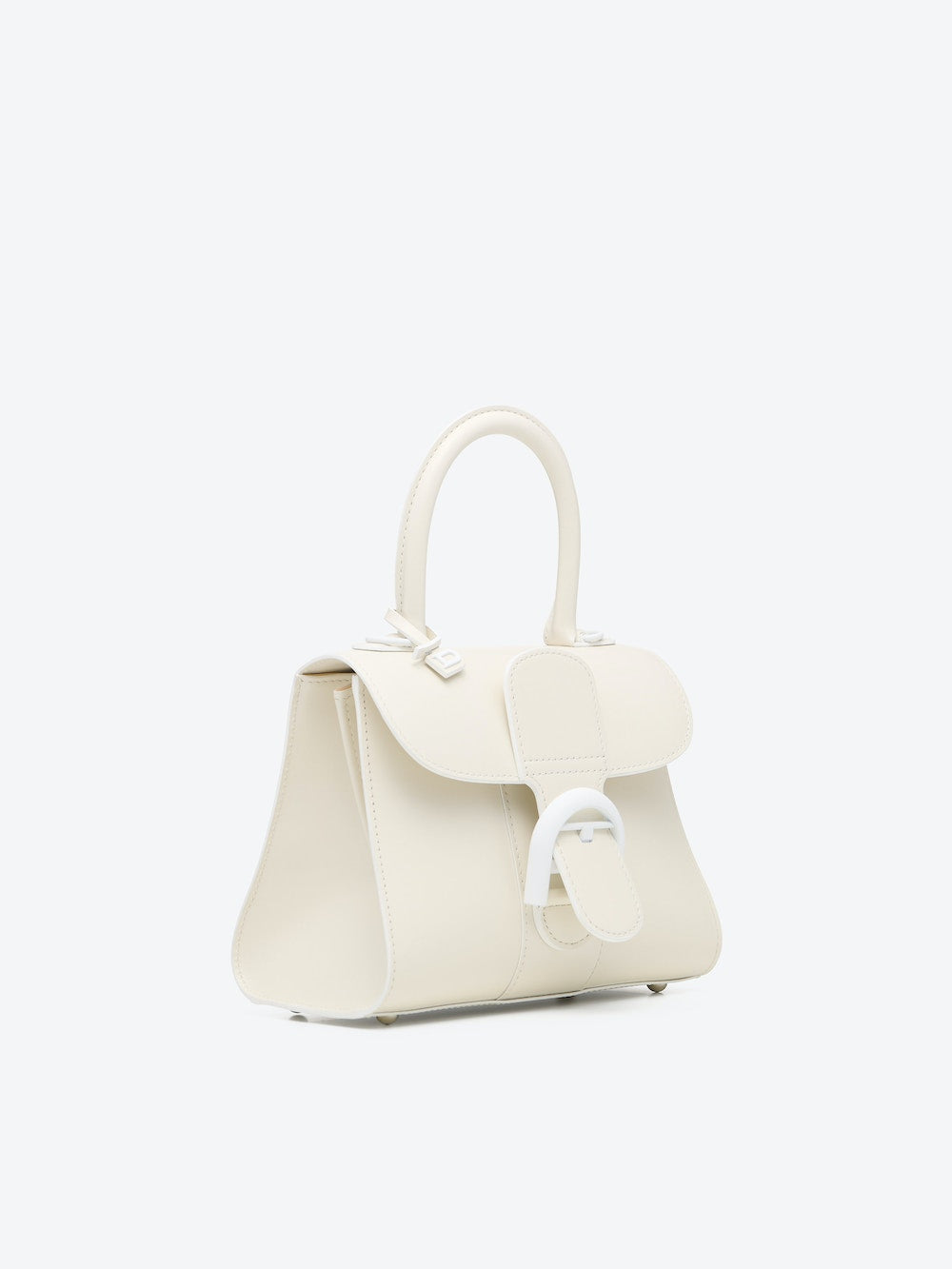 Delvaux Brillant Mini in Box Calf (Ivory)