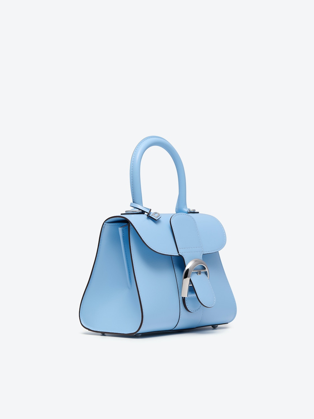 Delvaux Brillant Mini 盒裝小牛皮（天藍色）