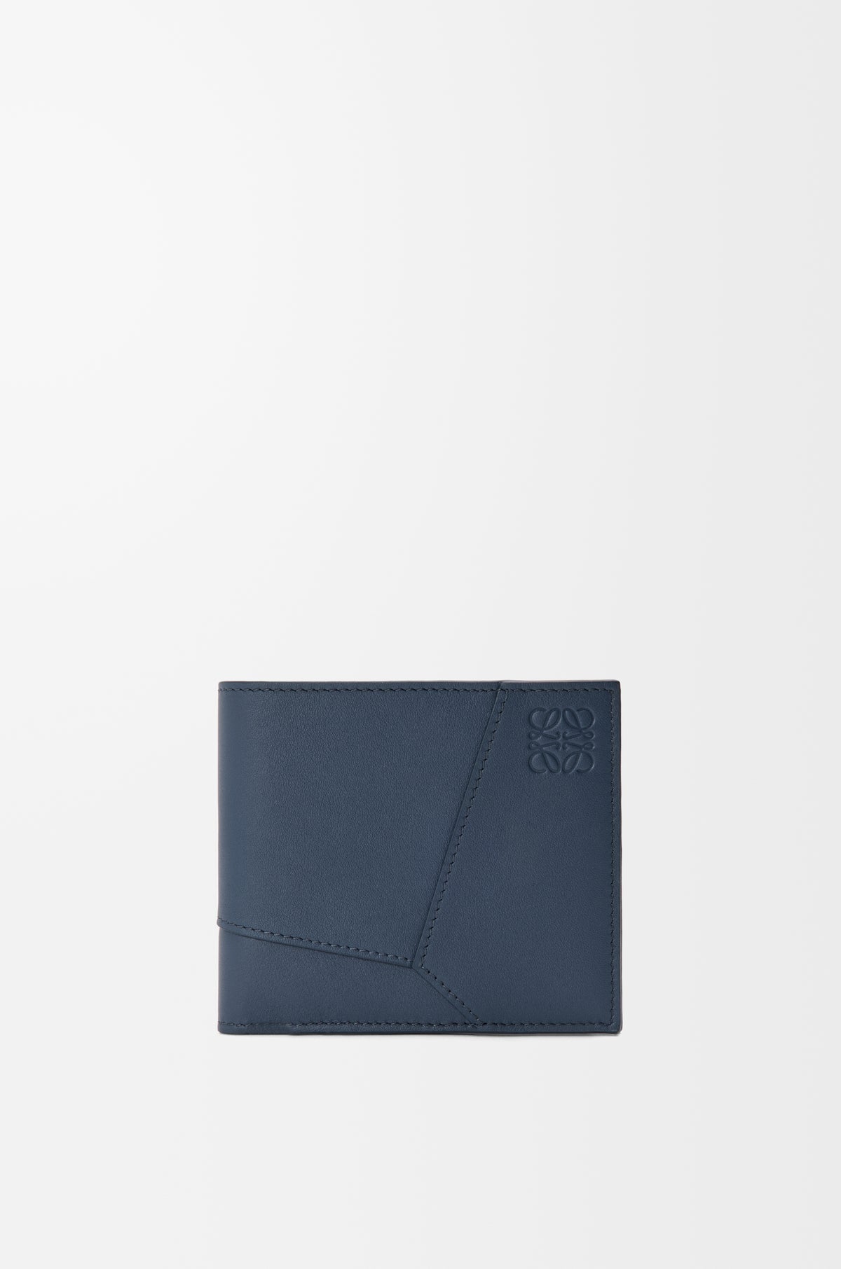 Hong Kong Stock - Loewe Puzzle bifold wallet in classic calfskin (Indigo Dye)