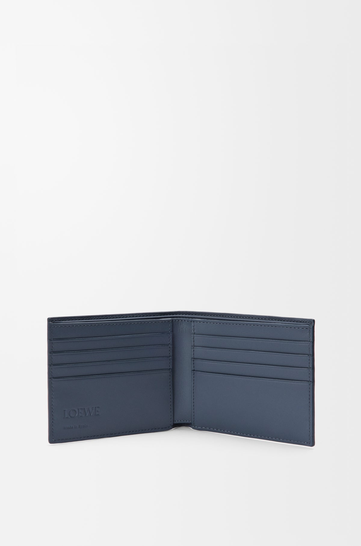 Hong Kong Stock - Loewe Puzzle bifold wallet in classic calfskin (Indigo Dye)