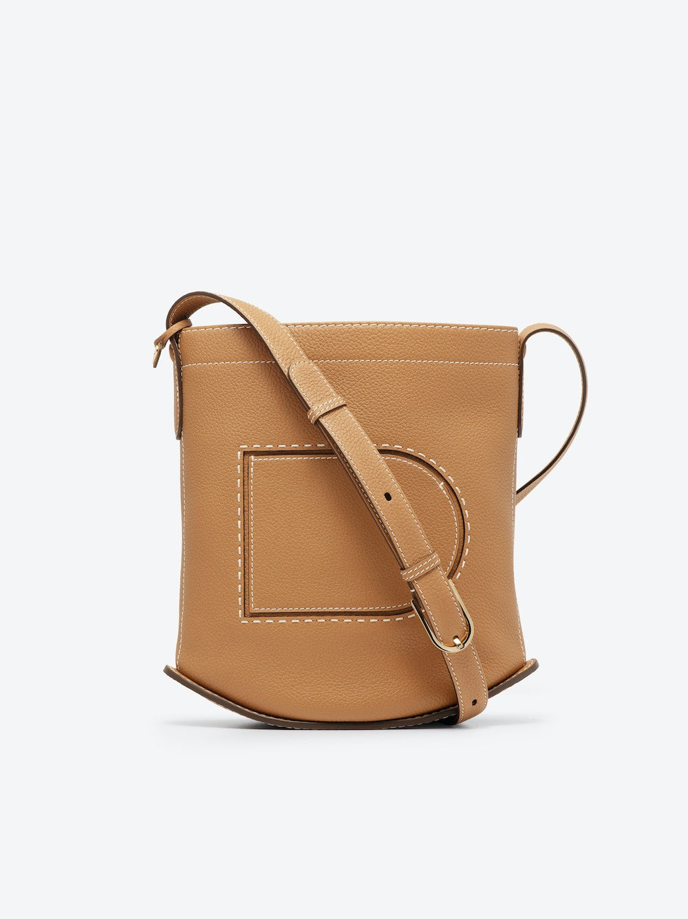 Delvaux Pin Daily Surpiqué Taurillon Soft（植物色 - 象牙色）