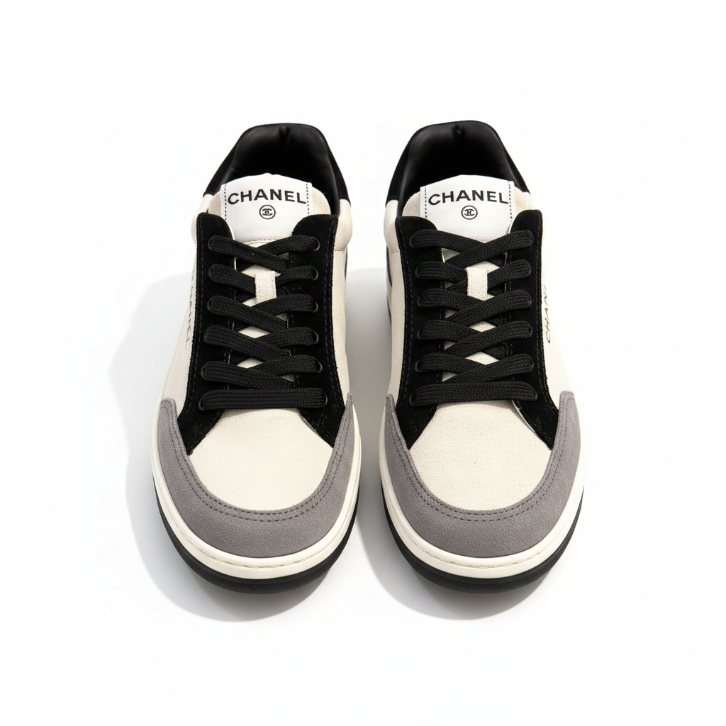 Hong Kong Stock - Chanel Grey White Sport Shoe Size 37