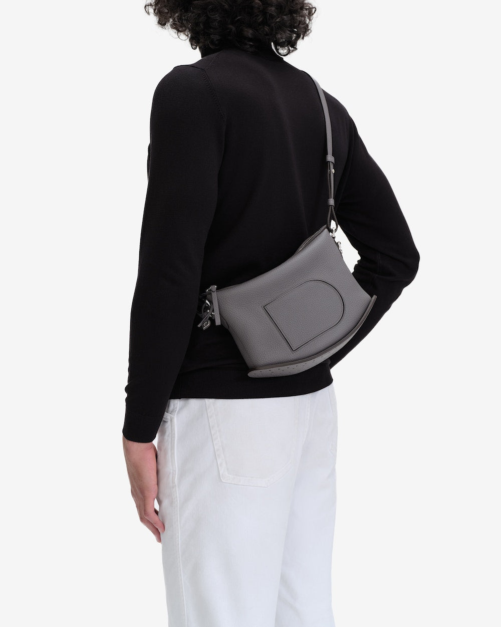 Delvaux Pin Swing in Taurillon Soft (Stone)