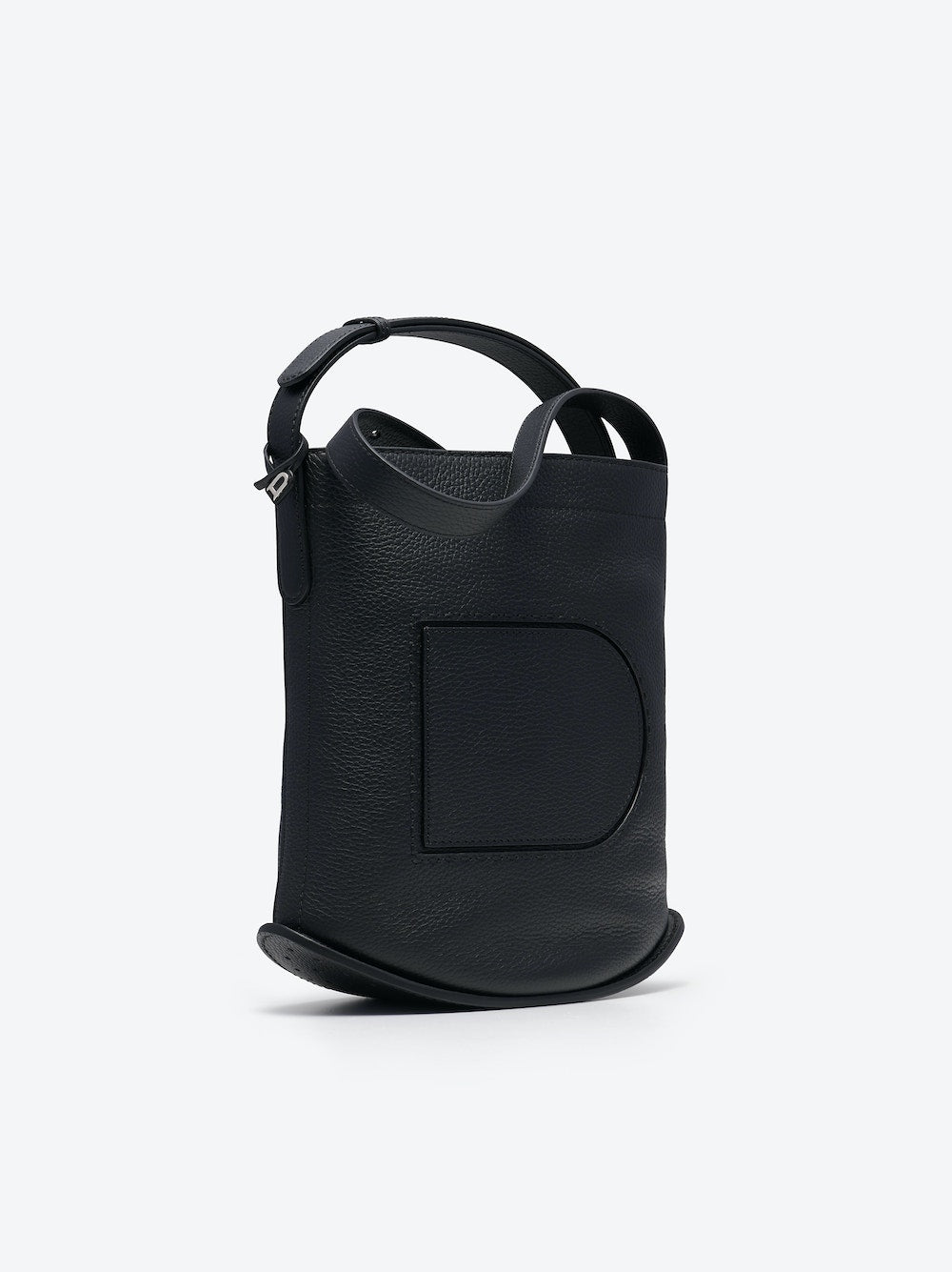 Delvaux Pin Daily Surpiqué Taurillon 軟色（黑色）