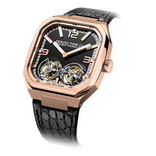 ZEROO DT1 THE GEMINI DOUBLE TOURBILLON (Color: ZDT001RBK)