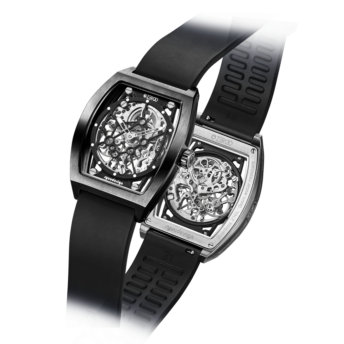 ZEROO M1 The Auriga Skeleton - 結合骨骼設計與精密機械技術，是腕錶收藏的理想單品。