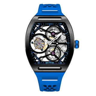 ZEROO T4 THE ARCHER FULL SKELETON TOURBILLON  (Color: ZT004BLB)