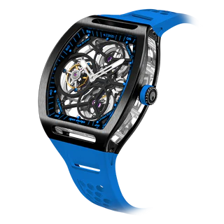 ZEROO T4 THE ARCHER FULL SKELETON TOURBILLON  (Color: ZT004BLB)