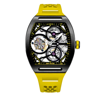 ZEROO T4 THE ARCHER FULL SKELETON TOURBILLON  (Color: ZT004BYW)