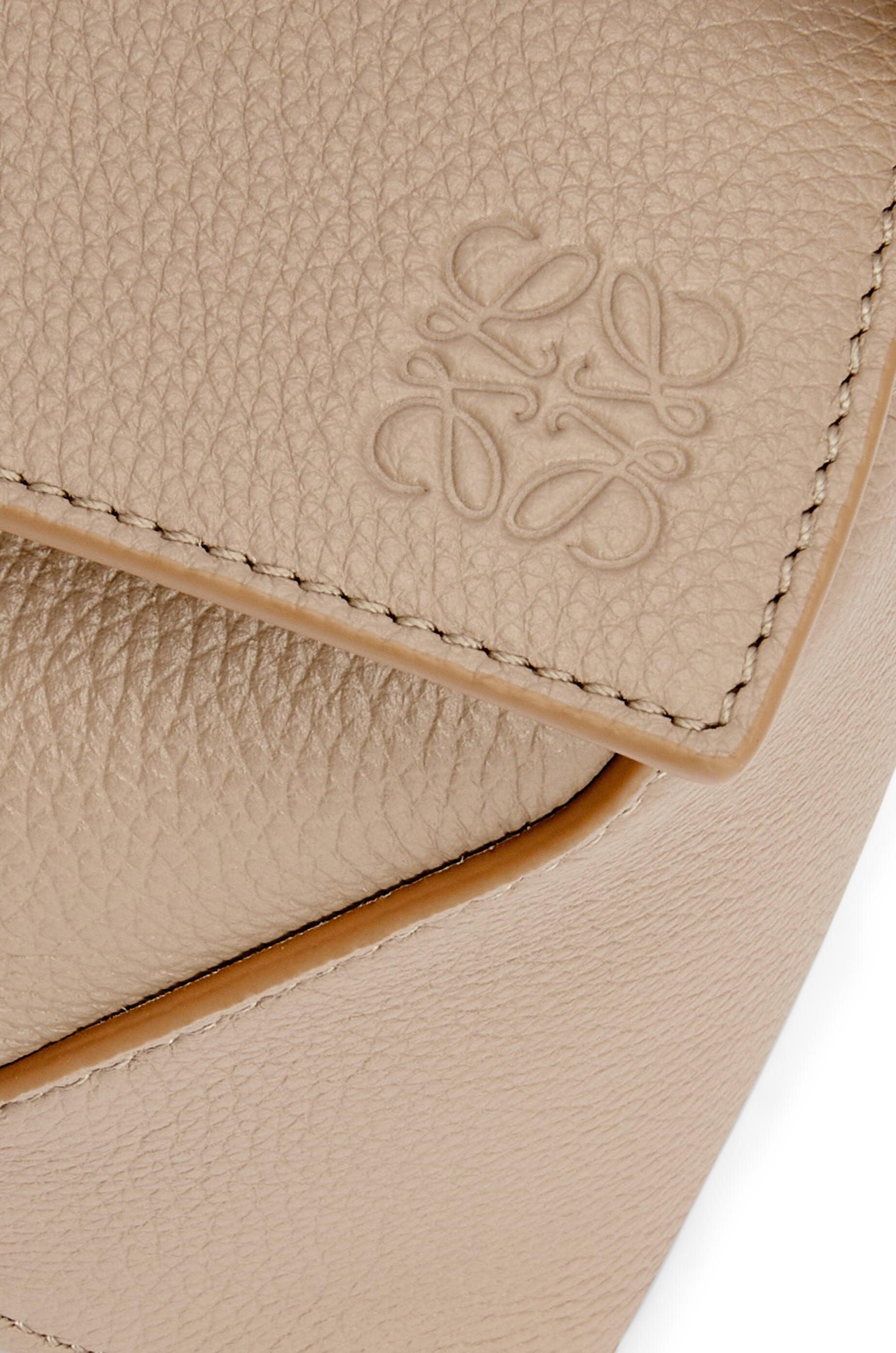 Loewe Small Puzzle bag in soft grained calfskin (Sand)
