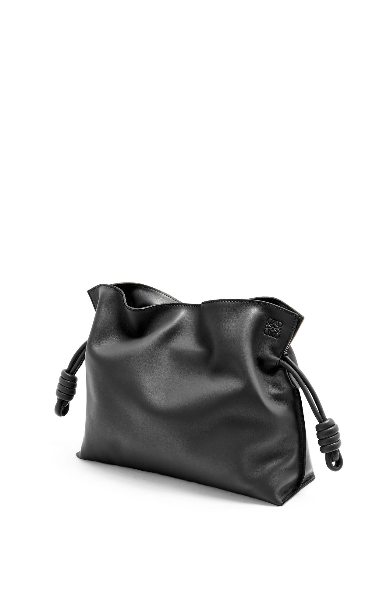 Loewe Medium Flamenco clutch in nappa calfskin (Colour: Black)