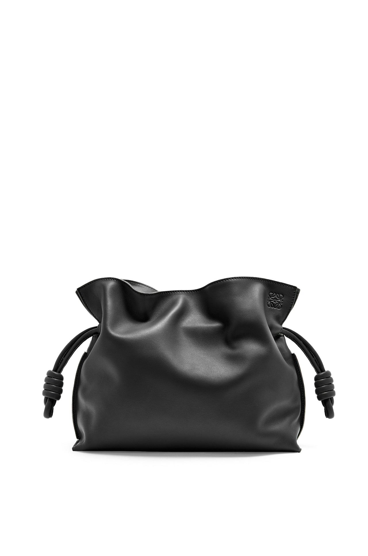 Loewe Medium Flamenco clutch in nappa calfskin (Colour: Black)