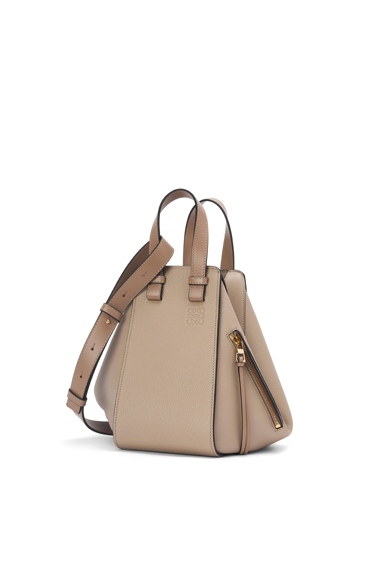 Loewe Small Hammock bag in soft grained calfskin (Colour:  Sand)