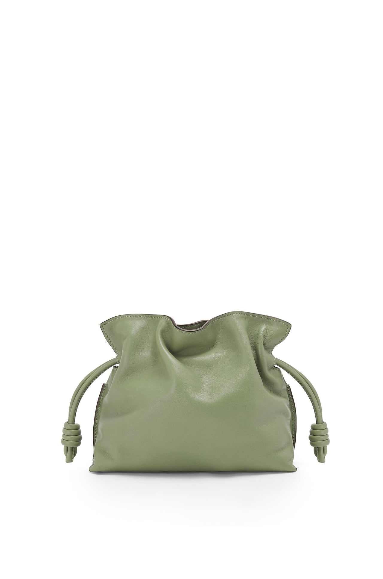 Loewe Mini Flamenco clutch in nappa calfskin (Rosemary)