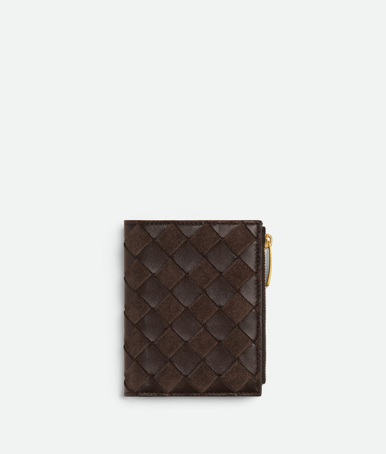 Bottega Veneta Intrecciato Small Bi-Fold Wallet (Fondant)